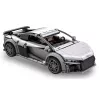 Jamara CaDA Audi R8 Coupé 1:14 gris, set de bloques RC 2,4 GHz