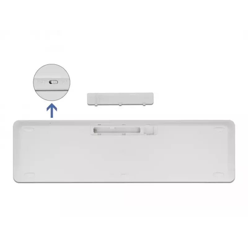 Conjunto de teclado y ratón universal RF inalámbrico DeLOCK 12703