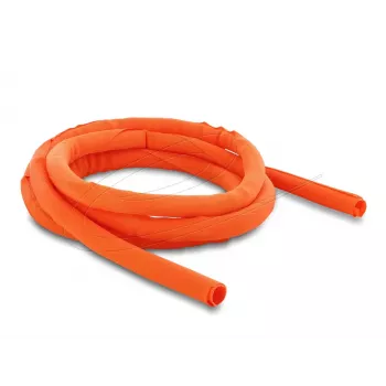 Funda protectora de cables autoadhesiva DELOCK 2 m × 16 mm naranja