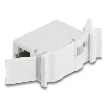 DeLOCK 90768 Módulo keystone plano gris RJ-45