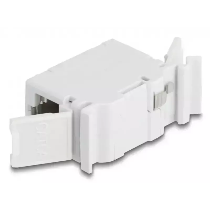DeLOCK 90768 Módulo keystone plano gris RJ-45