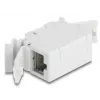 DeLOCK 90768 Módulo keystone plano gris RJ-45