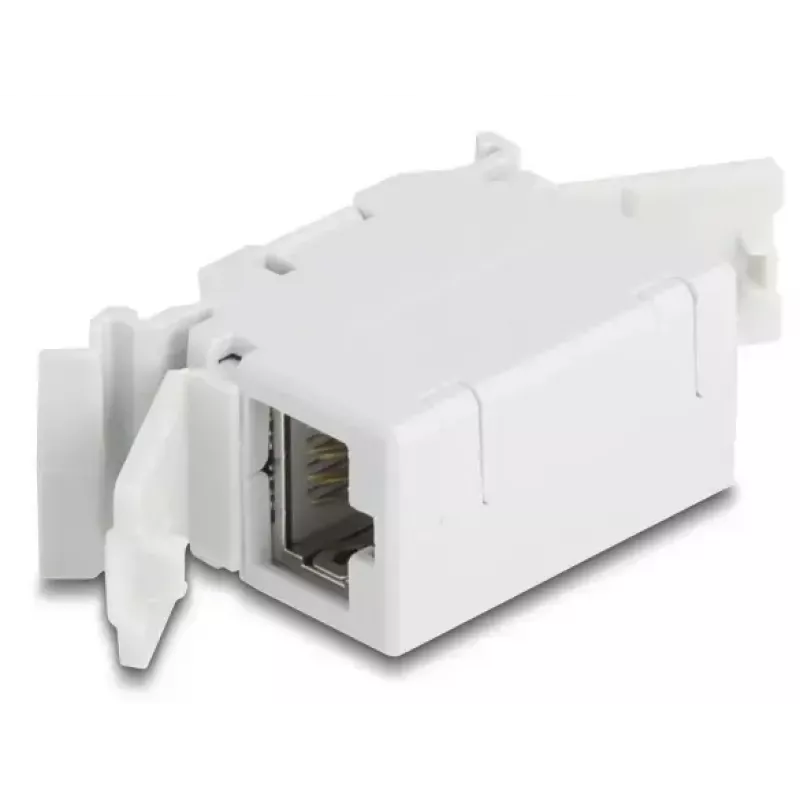 DeLOCK 90768 Módulo keystone plano gris RJ-45