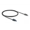 Adaptador de fibra óptica DELOCK 90998 cable multimodo POF 100 cm negro/gris