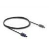 Cable de fibra óptica multimodo POF DELOCK 90999 2 m negro/gris
