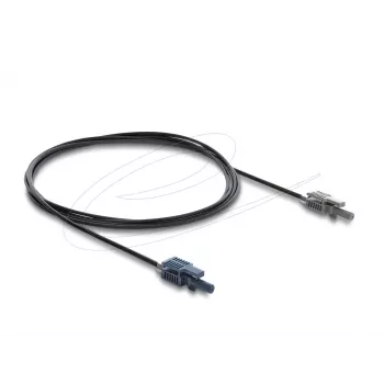 Cable de fibra óptica multimodo POF DELOCK 90999 2 m negro/gris