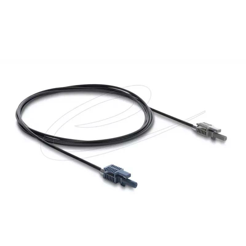 Cable de fibra óptica multimodo POF DELOCK 90999 2 m negro/gris