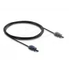 Cable de fibra óptica DELOCK 91022 multimodo POF 3 m, negro/gris