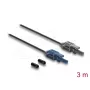Cable de fibra óptica DELOCK 91022 multimodo POF 3 m, negro/gris