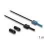 Adaptador de fibra óptica DELOCK 91023 multimodo, cable de plástico POF 1,0 m, negro/azul