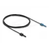 Cable adaptador de fibra óptica DELOCK 91024 multimodo 2 m, negro/azul, 1 ud.