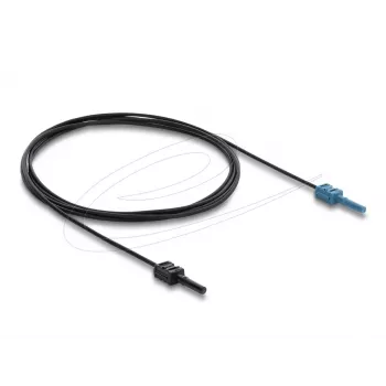 Cable adaptador de fibra óptica DELOCK 91024 multimodo 2 m, negro/azul, 1 ud.