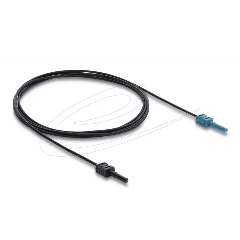 Cable adaptador de fibra óptica DELOCK 91024 multimodo 2 m, negro/azul, 1 ud.