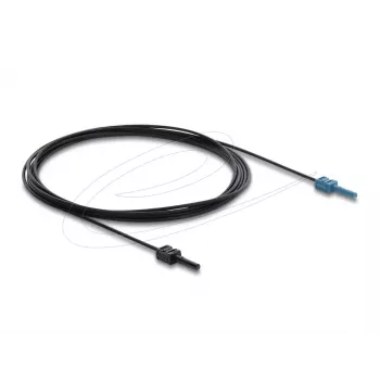 Cable adaptador de fibra óptica DELOCK 91026, multimodo POF, 3 m, negro/azul, 1 ud.
