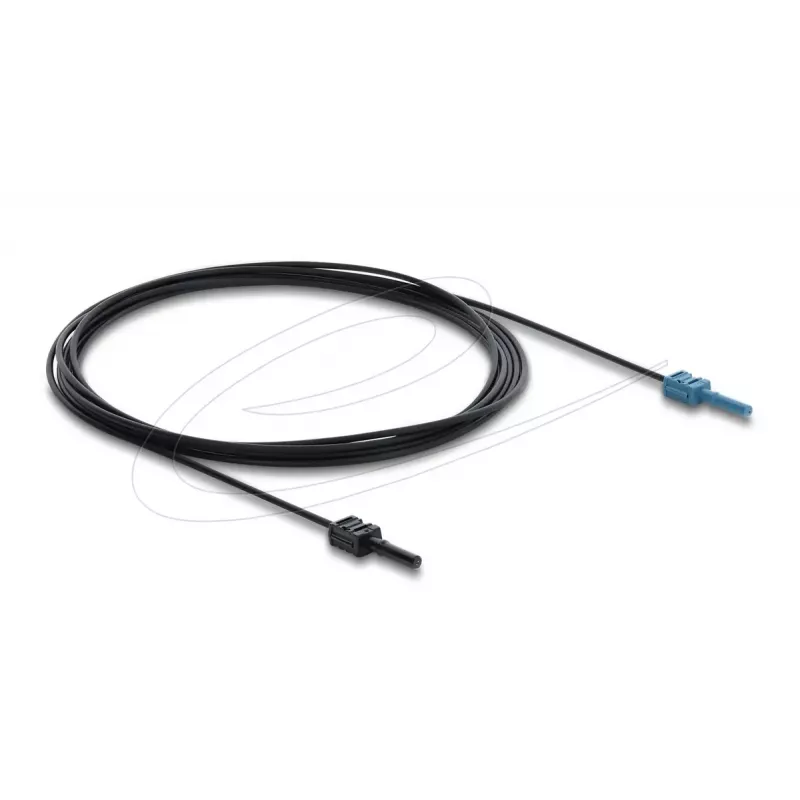 Cable adaptador de fibra óptica DELOCK 91026, multimodo POF, 3 m, negro/azul, 1 ud.