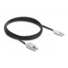 Cable adaptador de fibra óptica DELOCK 91028 multimodo, 2 m, negro/gris