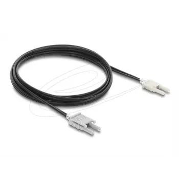 Cable adaptador de fibra óptica DELOCK 91028 multimodo, 2 m, negro/gris