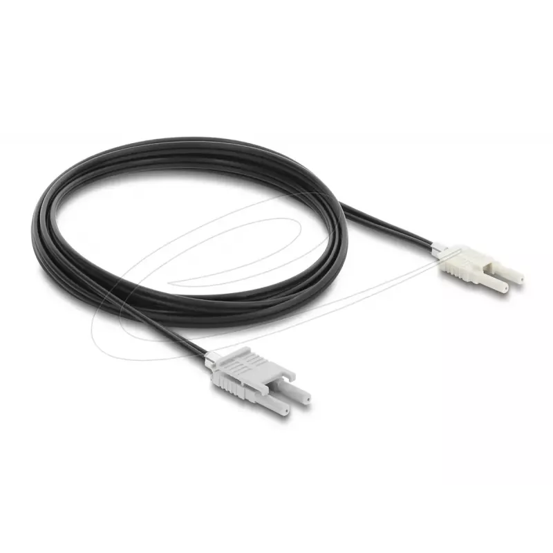Cable adaptador de fibra óptica DELOCK 91028 multimodo, 2 m, negro/gris