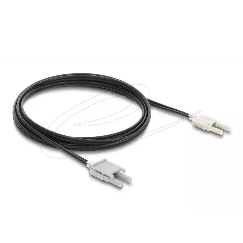 Cable adaptador de fibra óptica DELOCK 91030, multimodo POF, 3 m, negro/gris