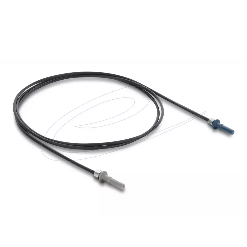 Adaptador de fibra óptica DELOCK 91031 — multimodo, cable de 1,0 m, negro/gris/azul, 1 ud.