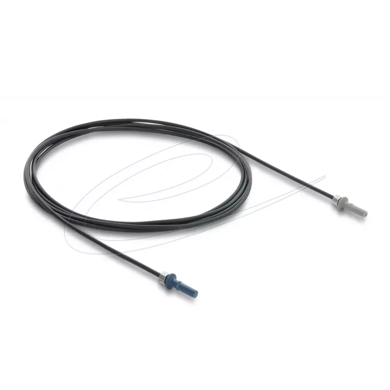 Cable de fibra óptica DELOCK 91034, multimodo POF, 2 m, negro/gris/azul