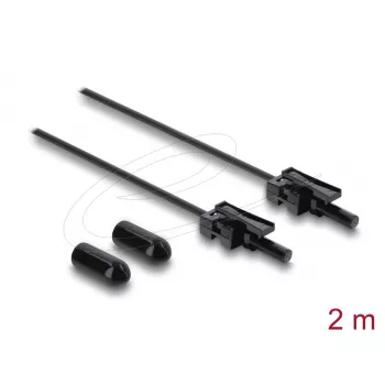 Cable de fibra óptica de plástico POF DELOCK HFBR 4532-4532Z simplex ST a ST 2 m