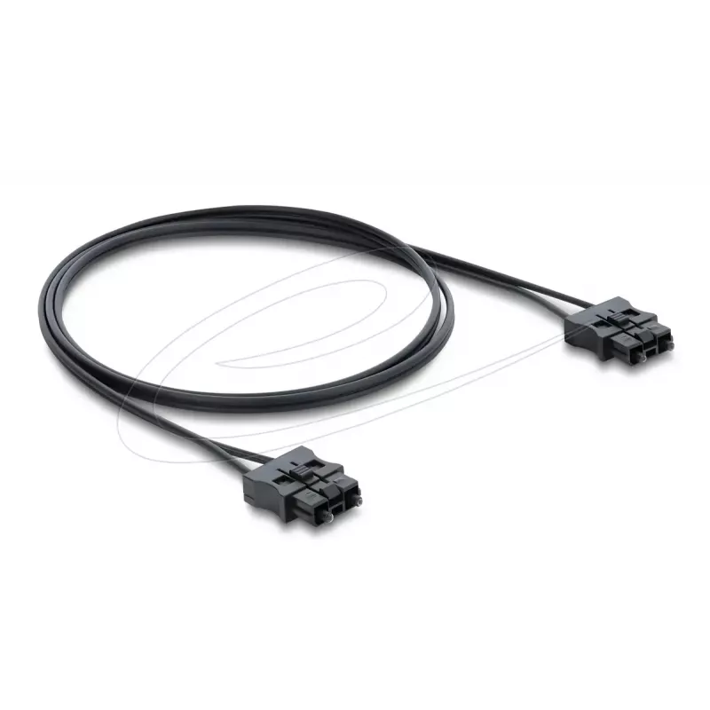 Cable de conexión de fibra óptica DELOCK 91045 POF de plástico ST a ST 1 m negro