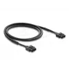 Cable de conexión servo de fibra óptica POF de plástico DELOCK ST a ST 1 m, negro