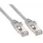 Cable de conexión InLine SF/UTP Cat.5e gris 15 m