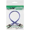 Cable de audio RCA InLine Premium 2x conector macho RCA / macho RCA dorado 5 m