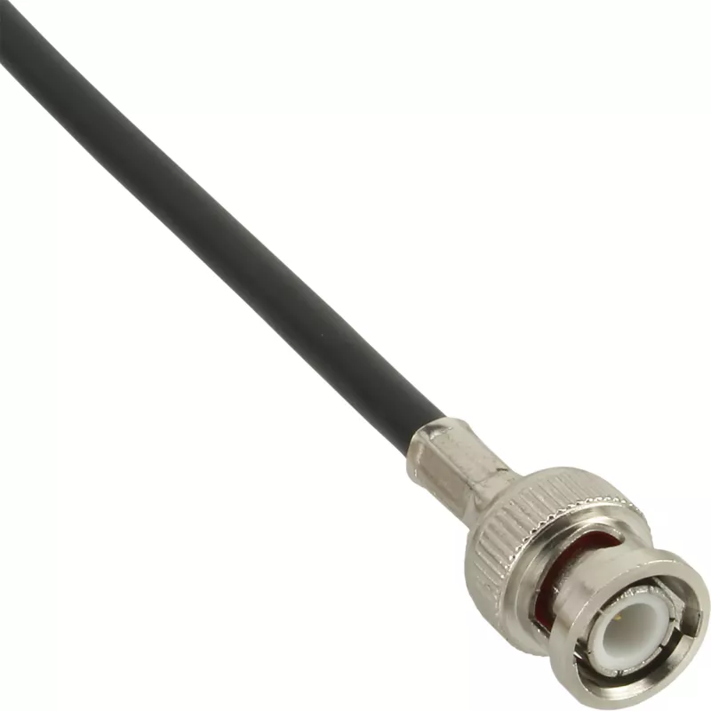 Conector macho BNC para crimpar InLine para cable de vídeo RG59, bronce, 7 g, 70 mm, 123 mm, 15 mm, 9 g