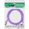 Cable de conexión InLine S/FTP PiMF Cat.6 250MHz PVC cobre lila 1 m