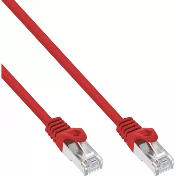 Cable de conexión InLine F/UTP Cat.5e rojo 5 m, 5 m, Cat5e, F/UTP (FTP), RJ-45, RJ-45, rojo