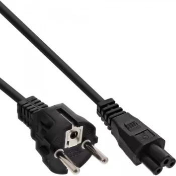 Cable de alimentación InLine tipo F alemán / conector de portátil 
