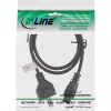 Cable de alimentación InLine tipo F alemán / conector de portátil 
