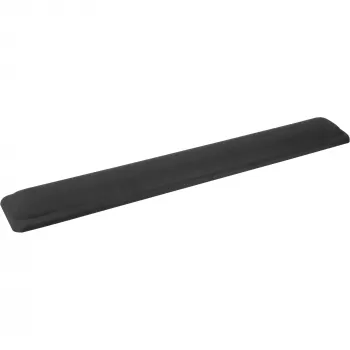 InLine 55454S Reposamuñecas de gel para teclado, negro, 464x60x23 mm