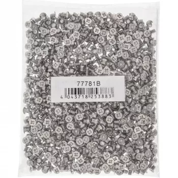 InLine tornillos para HDD/SSD de 3,5 pulgadas, 3mm, cabeza plana, plateado, pack de 1000 uds.