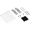 InLine caja de consolidación de escritorio 8x Keystone RJ45, metal, negro RAL9005