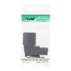 InLine adaptador de alimentación IEC 60320 C14 / C5, acodado arriba/abajo, dispositivo IEC de 3 polos