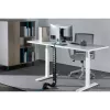 InLine canaleta de cables flexible para mesas de altura regulable, 4 compartimentos, negro