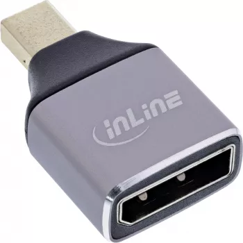 InLine 17291C Adaptador de cable DisplayPort Mini DisplayPort gris, negro