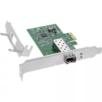 Tarjeta de red interna InLine 51125N fibra óptica 1000 Mbit/s PCI Express