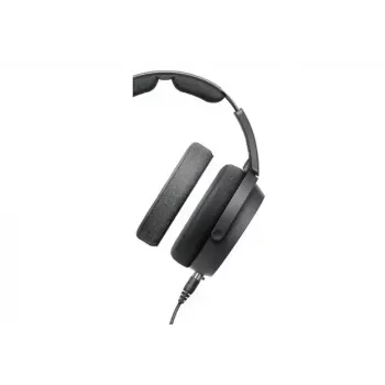 Auriculares de estudio over-ear con cable Sennheiser HD 490 PRO PLUS — acústica abierta, transductores de 38 mm, 130 Ω, cable de 1,8 m, plegables, negro