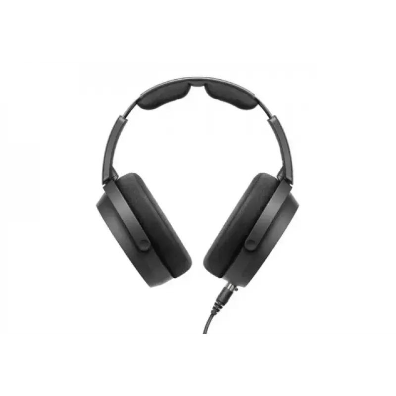Auriculares de estudio over-ear con cable Sennheiser HD 490 PRO PLUS — acústica abierta, transductores de 38 mm, 130 Ω, cable de 1,8 m, plegables, negro