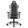 Silla gaming Sharkoon SKILLER SGS30 tapizado de tejido negro gris