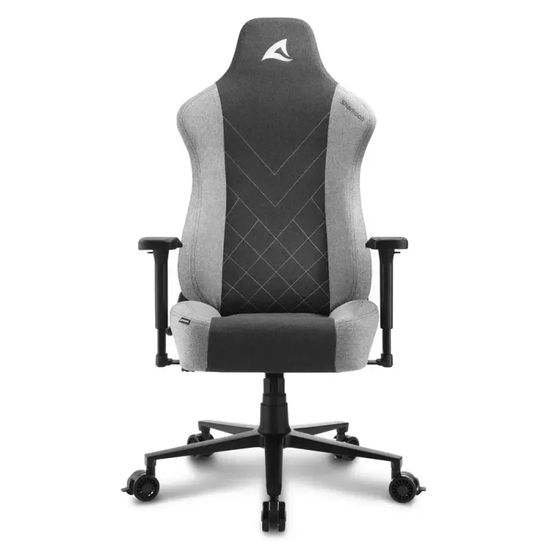 Silla gaming Sharkoon SKILLER SGS30 tapizado de tejido negro gris