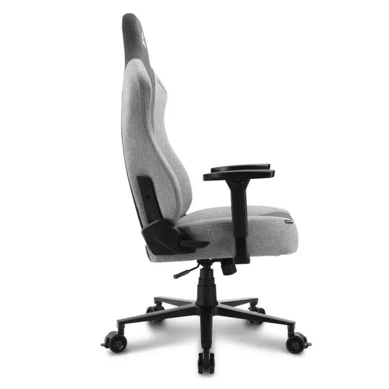 Silla gaming Sharkoon SKILLER SGS30 tapizado de tejido negro gris