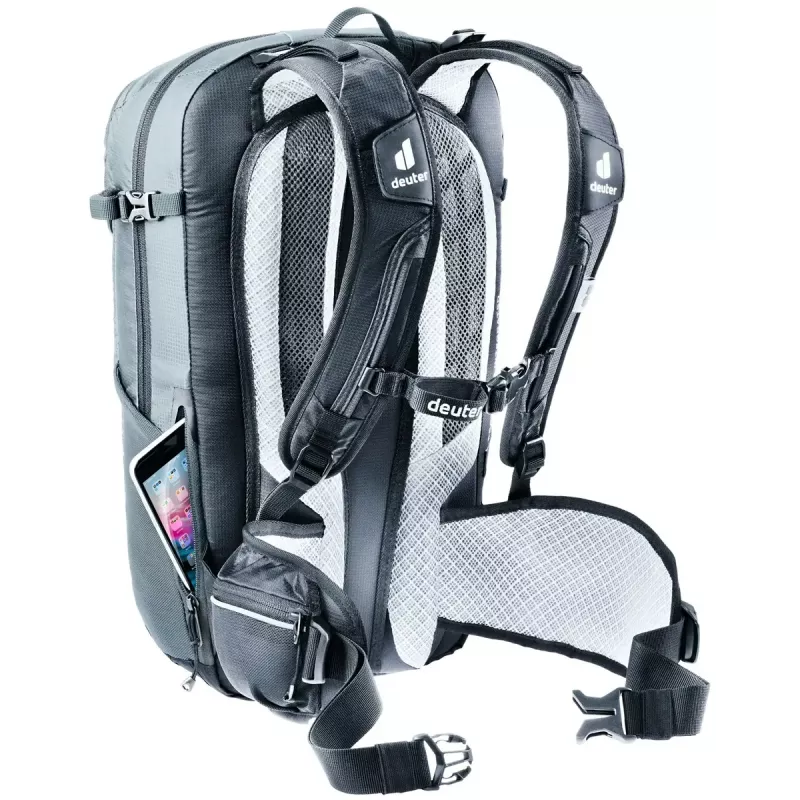 Mochila de bicicleta Deuter Flyt 12 SL gris poliamida poliéster