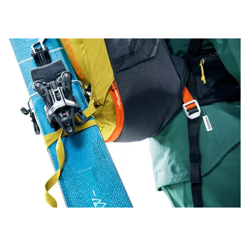 Mochila de avalancha DEUTER Alproof Lite 22 – 22 L, cúrcuma/negro, ligera, fiable
