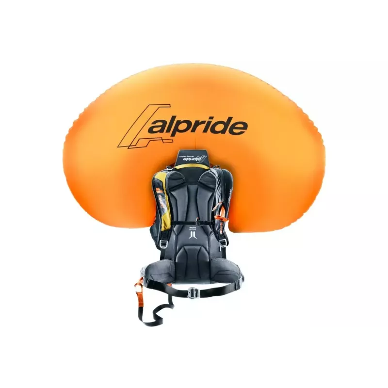 Mochila de avalancha DEUTER Alproof Lite 22 – 22 L, cúrcuma/negro, ligera, fiable
